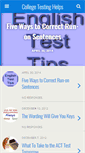 Mobile Screenshot of collegetestinghelps.com
